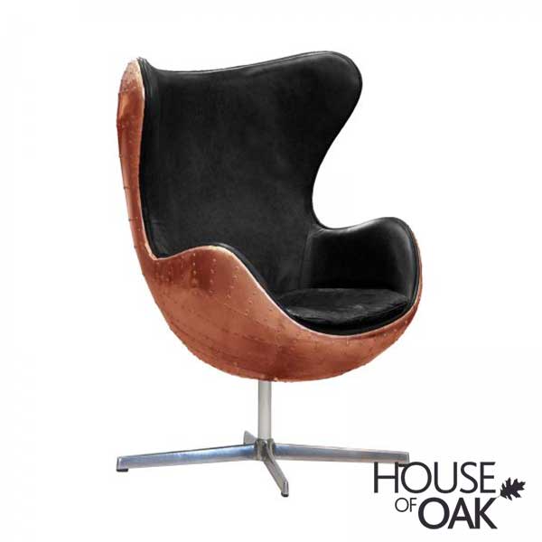 Aviator Range - Keeler Chair in Copper Metal Finish